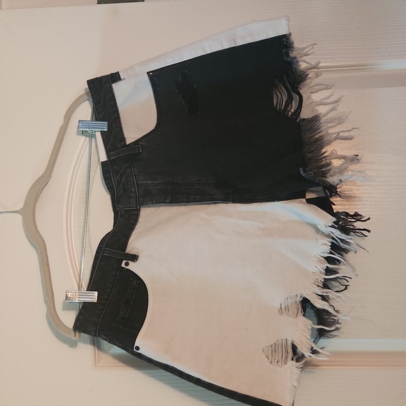 Blue Revival Siamese Twin Cut Off Shorts Sz 32 - Picture 2 of 8